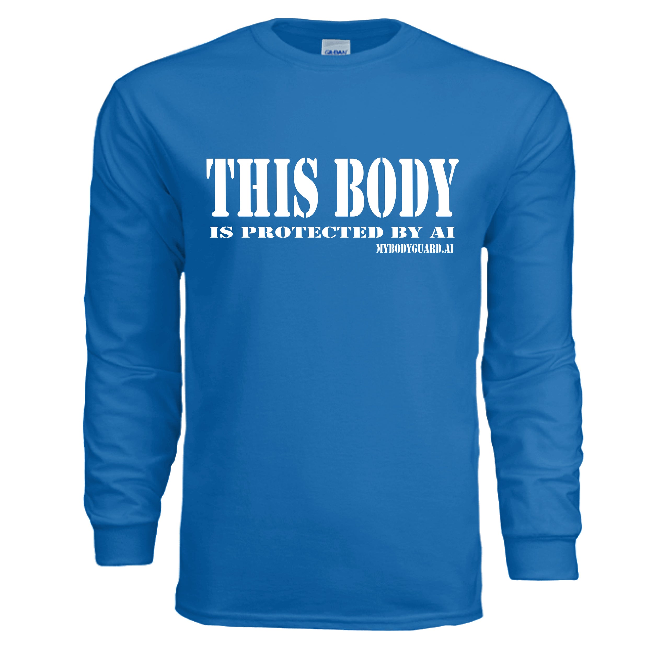 TEE - THIS BODY IS PROTECTED BY AI - OG-1 - Long Sleeve